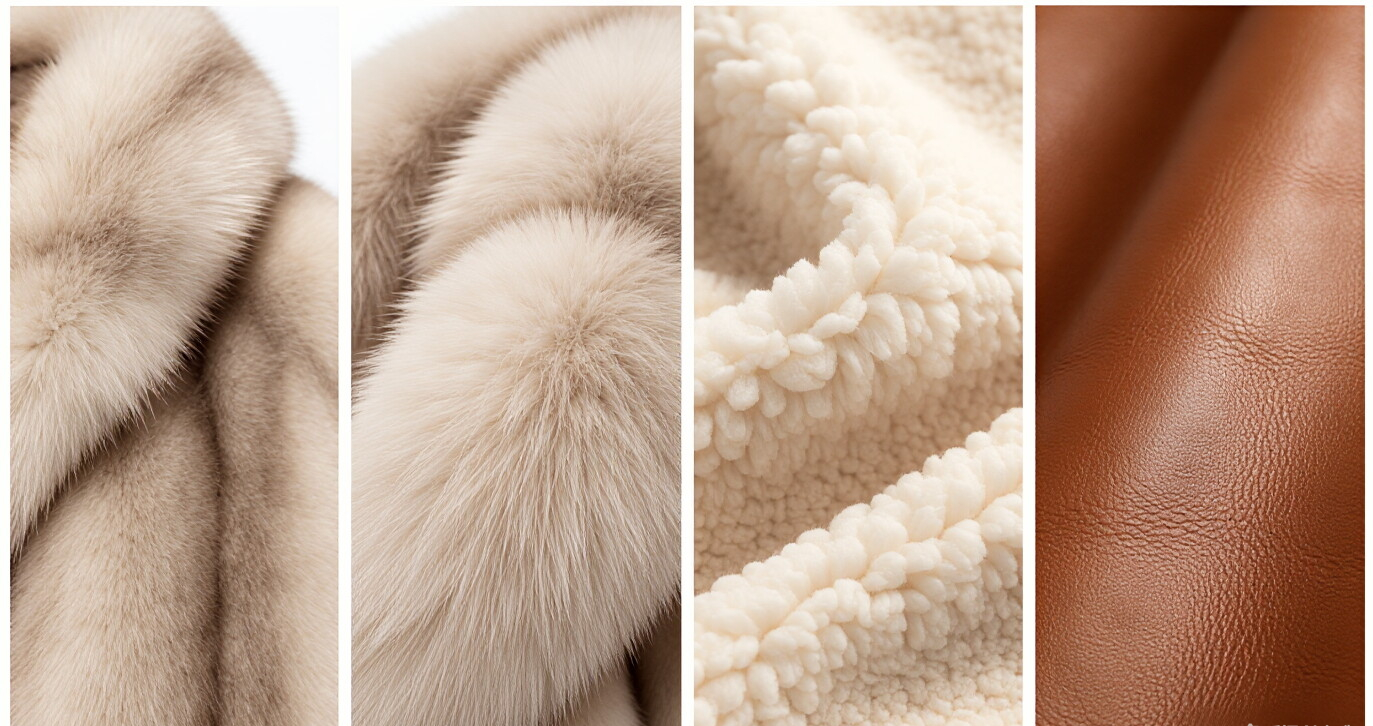 reversible genuine fur wool coat winter
