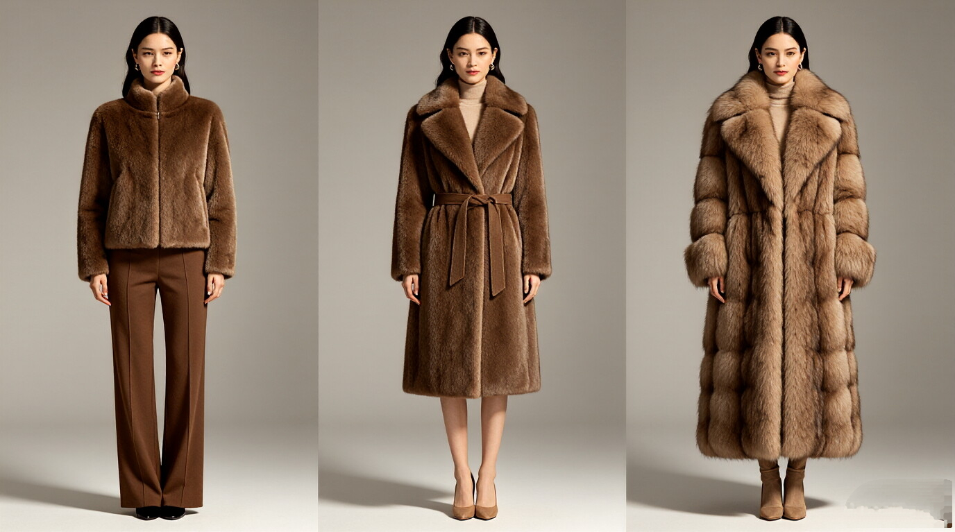 authentic branded genuine fur coat resale