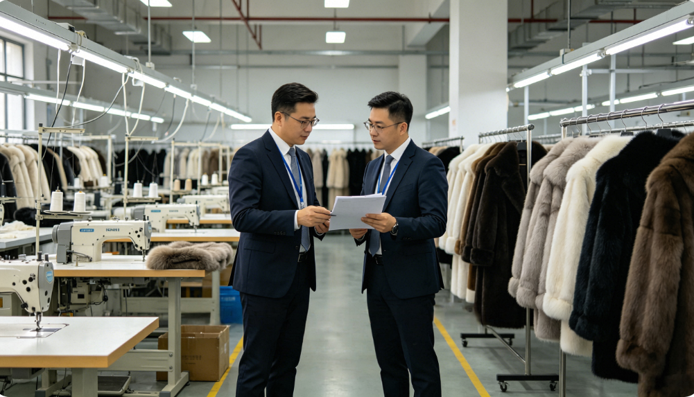 Standard fur manufacturing factory qualification and scalable production  JSFUR