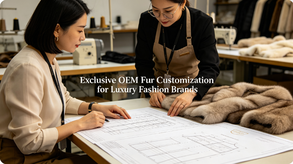 Buyer-led exclusive OEM fur apparel custom manufacturing process JSFUR