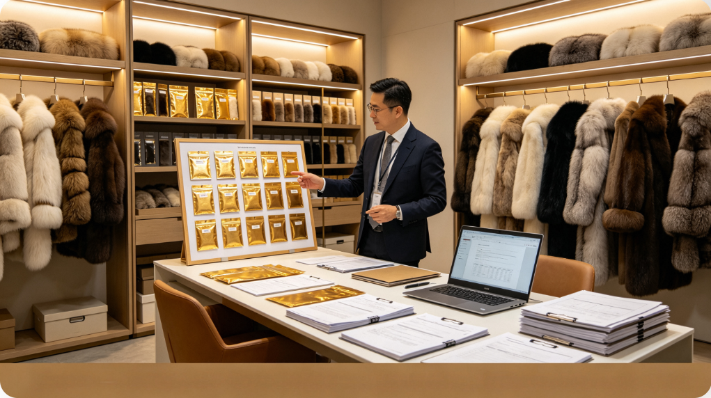 JSFUR professional standardized fur sample development and management system  JSFUR
