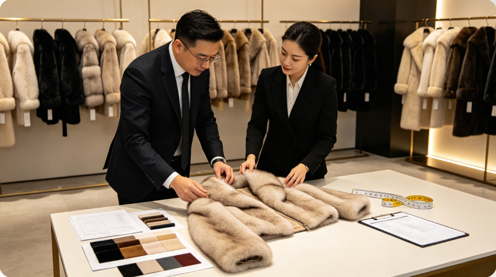Standard fur garment sample approval procedures for bulk production procurement guide  JSFUR