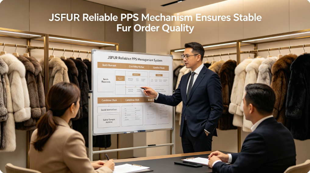JSFUR standardized PPS management system for fur bulk apparel orders JSFUR