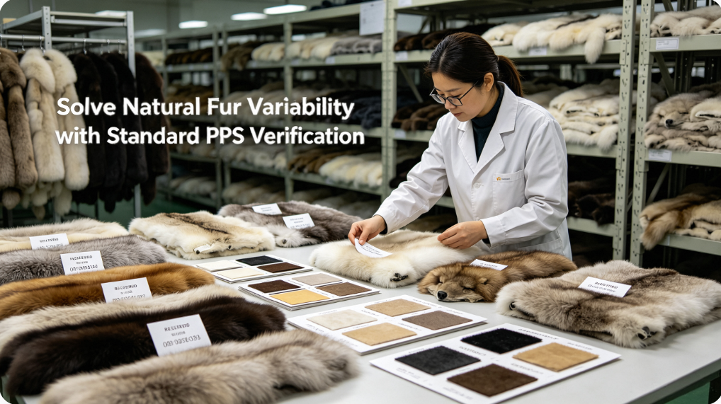 PPS locks fur raw material batch consistency to avoid quality difference JSFUR