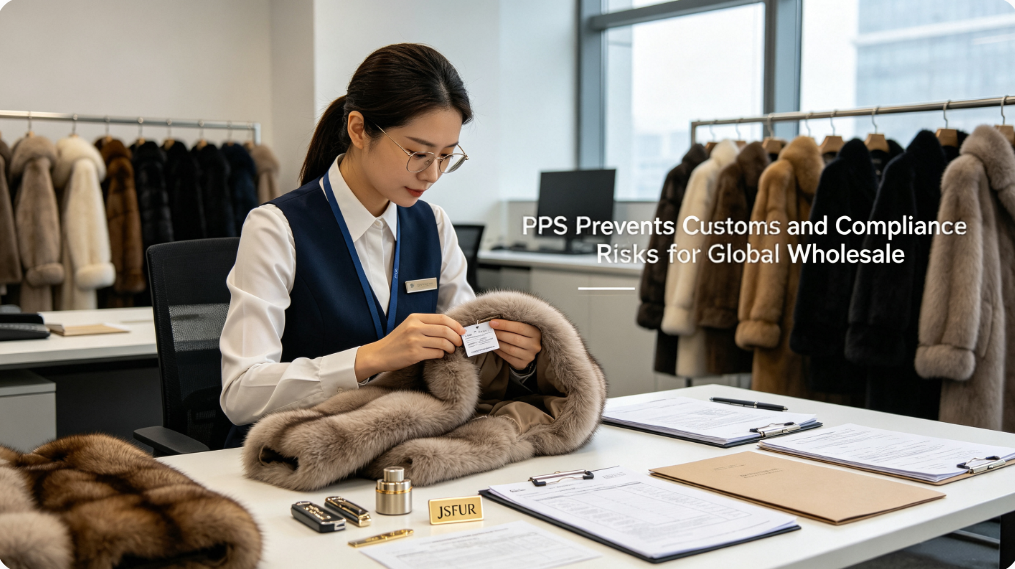 PPS full specification compliance inspection for cross-border fur apparel orders JSFUR