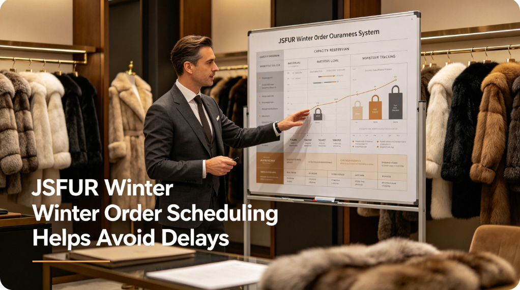 JSFUR winter fur order scheduling system helps buyers avoid bulk delivery delays JSFUR