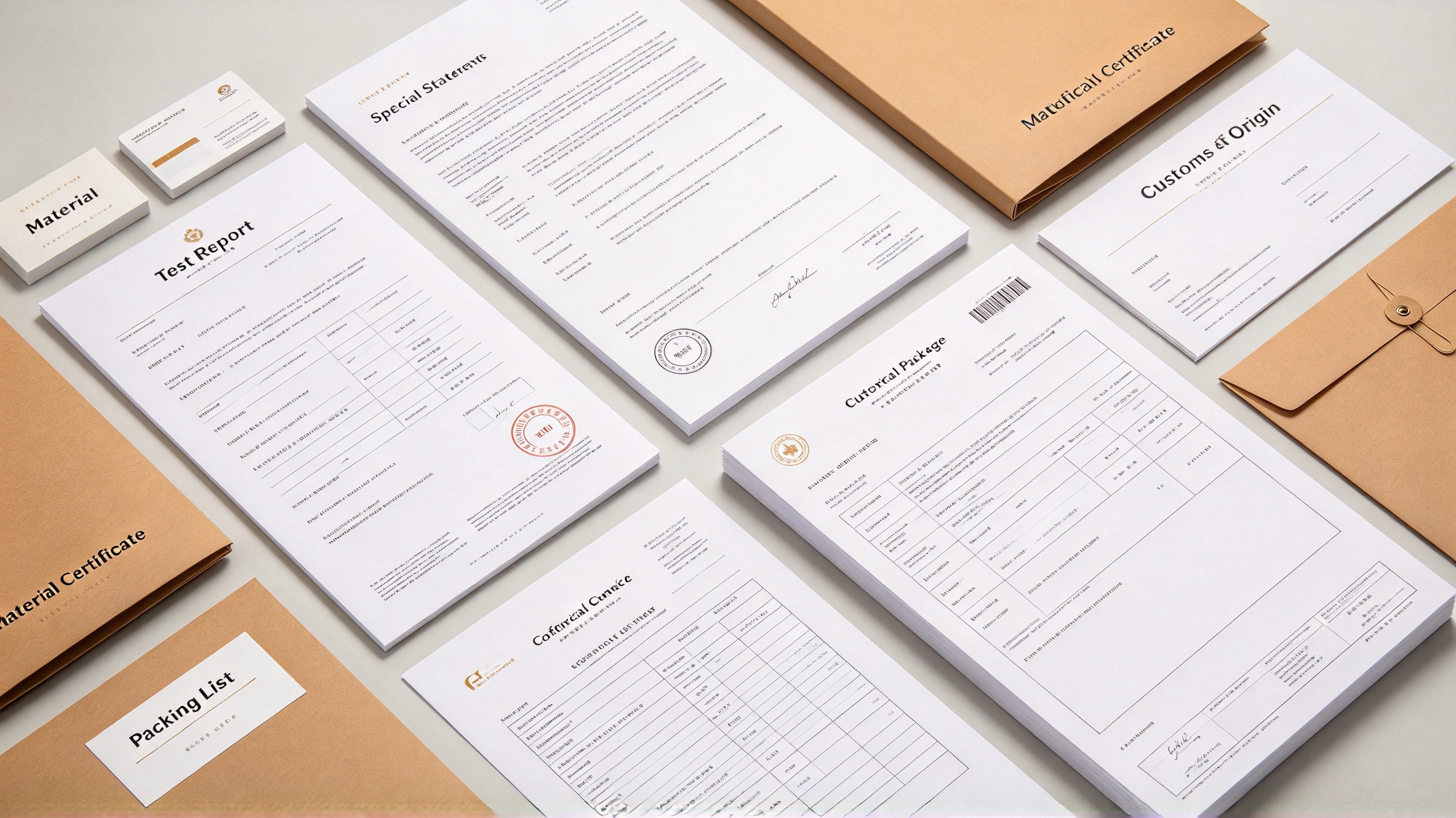 Fur apparel import documents including material certificate, test report and certificate of origin JSFUR