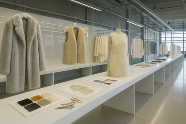 custom size shearling fur coat manufacturer China