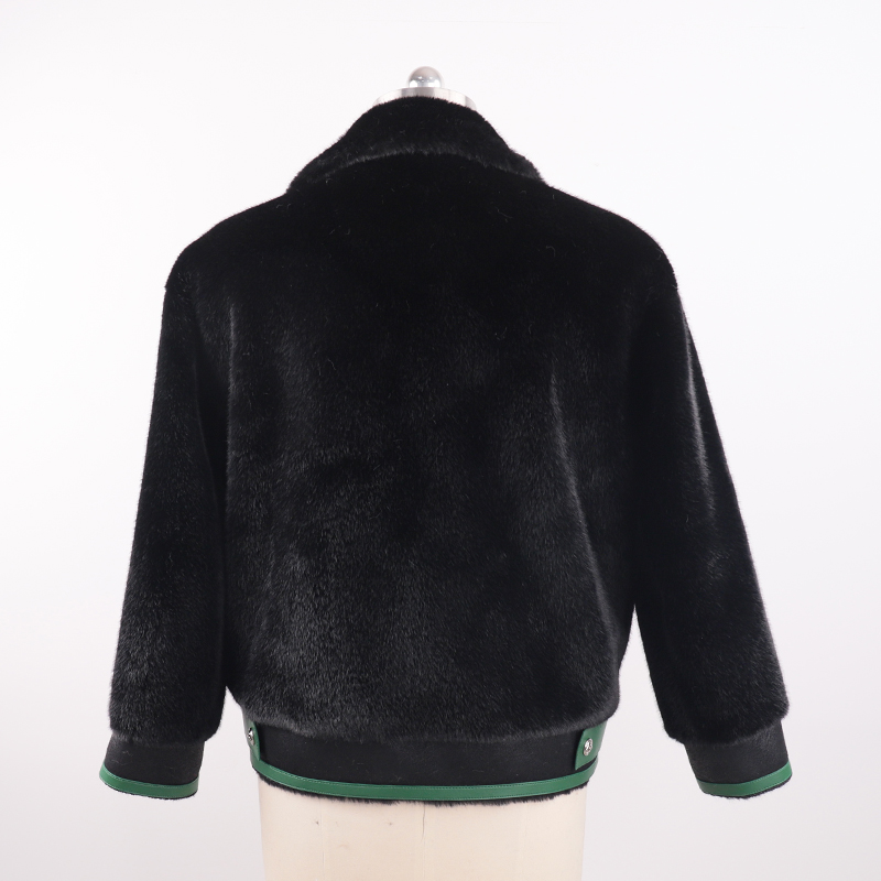 Faux Fur + Leather Biker Jacket – Luxe Edge Meets Street Cool — image 3