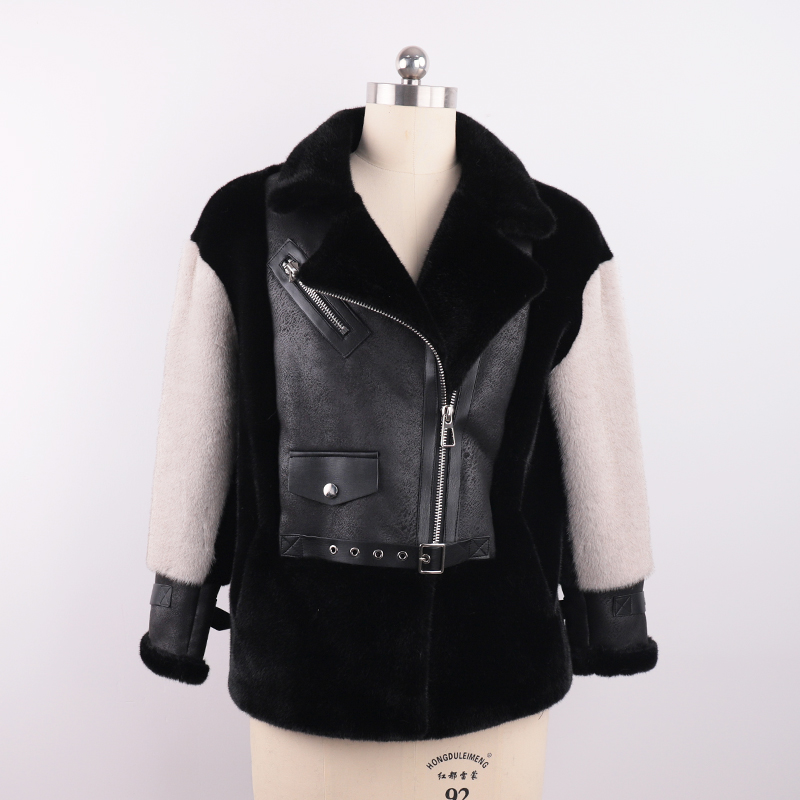 Moto Luxe Hybrid Jacket – Faux Fur & Vegan Leather — image 5