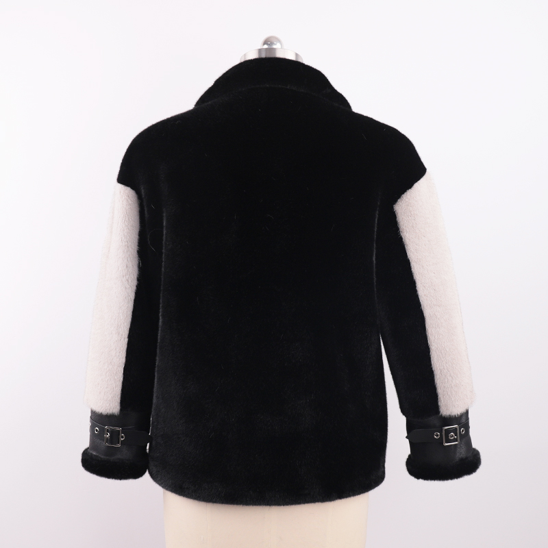 Moto Luxe Hybrid Jacket – Faux Fur & Vegan Leather — image 3