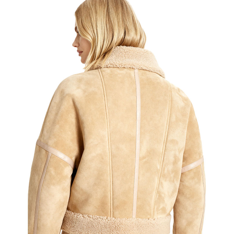 Double-Faced Sheepskin Short Coat — image 5