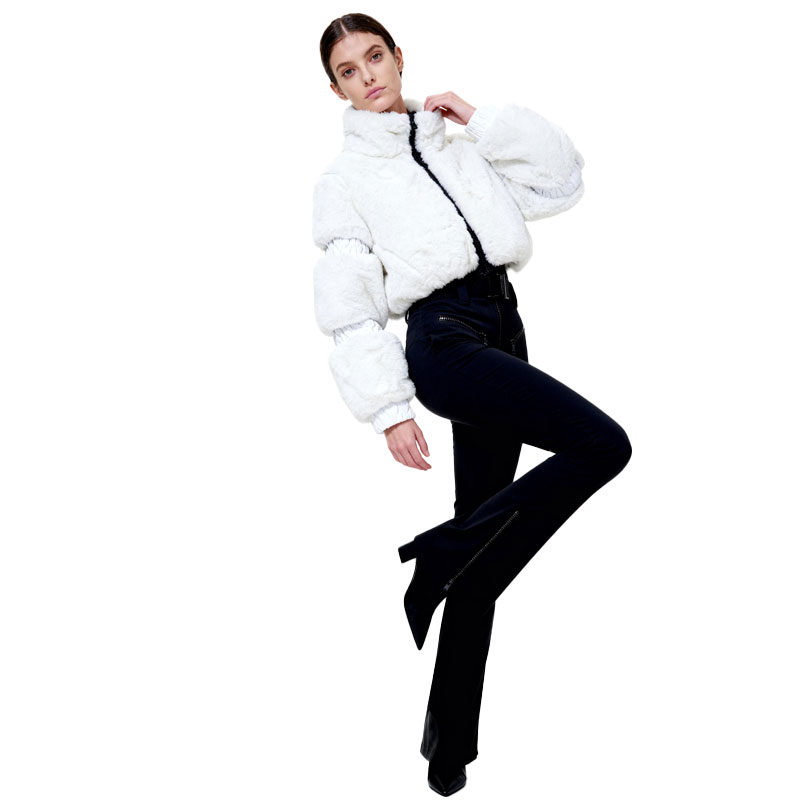 Faux Fur Panel Ski Suit – Alpine Chic Meets Peak Performance — image 4