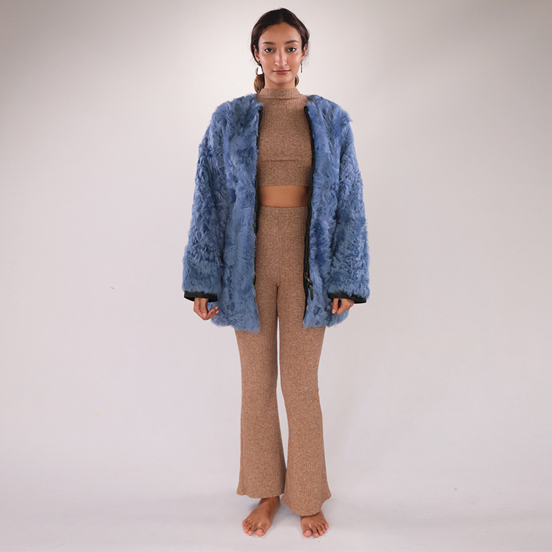 Tuscany Wool Women's Coat – Soft Texture, Relaxed Elegance