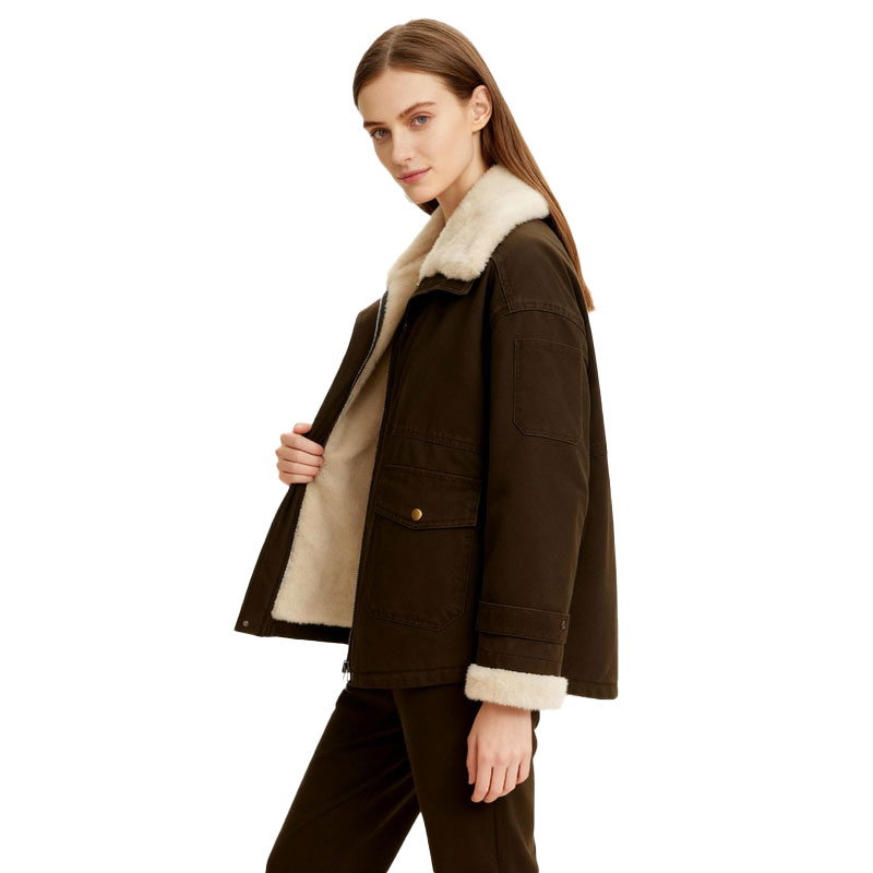 Cotton Parka with  Faux Fur Collar – Heritage Utility Redefined — image 2