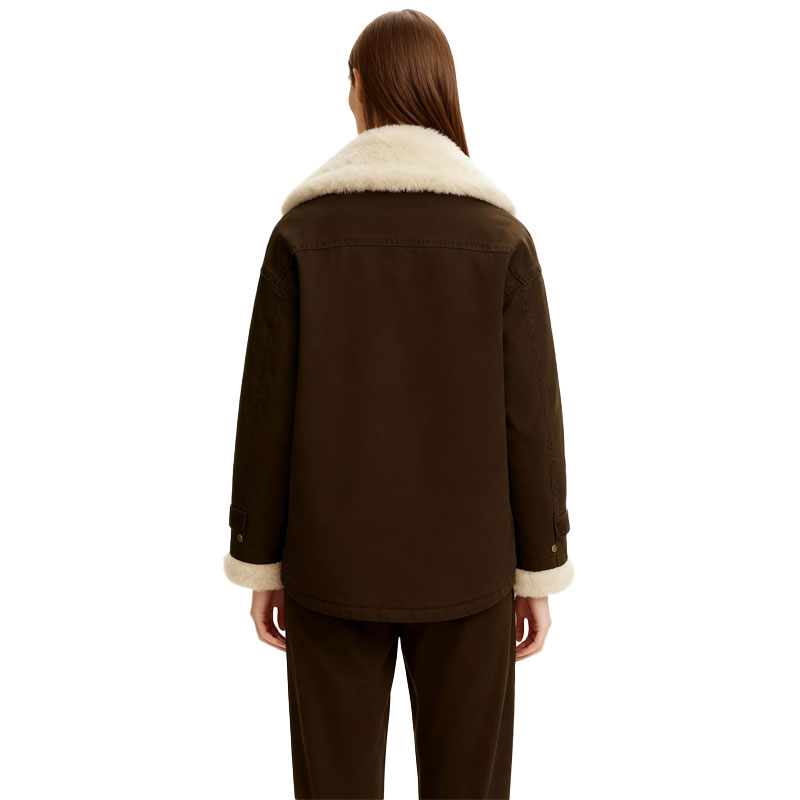 Cotton Parka with  Faux Fur Collar – Heritage Utility Redefined — image 3