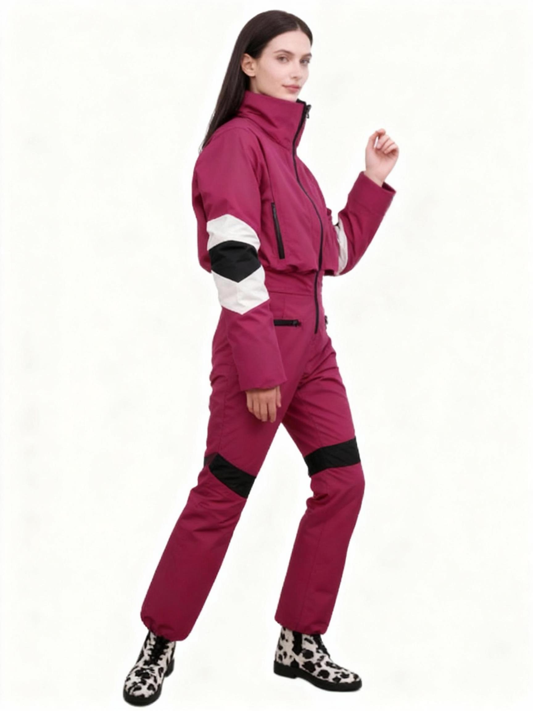 Color Block One-Piece Ski Suit – OEM & Private Label Ready — image 2