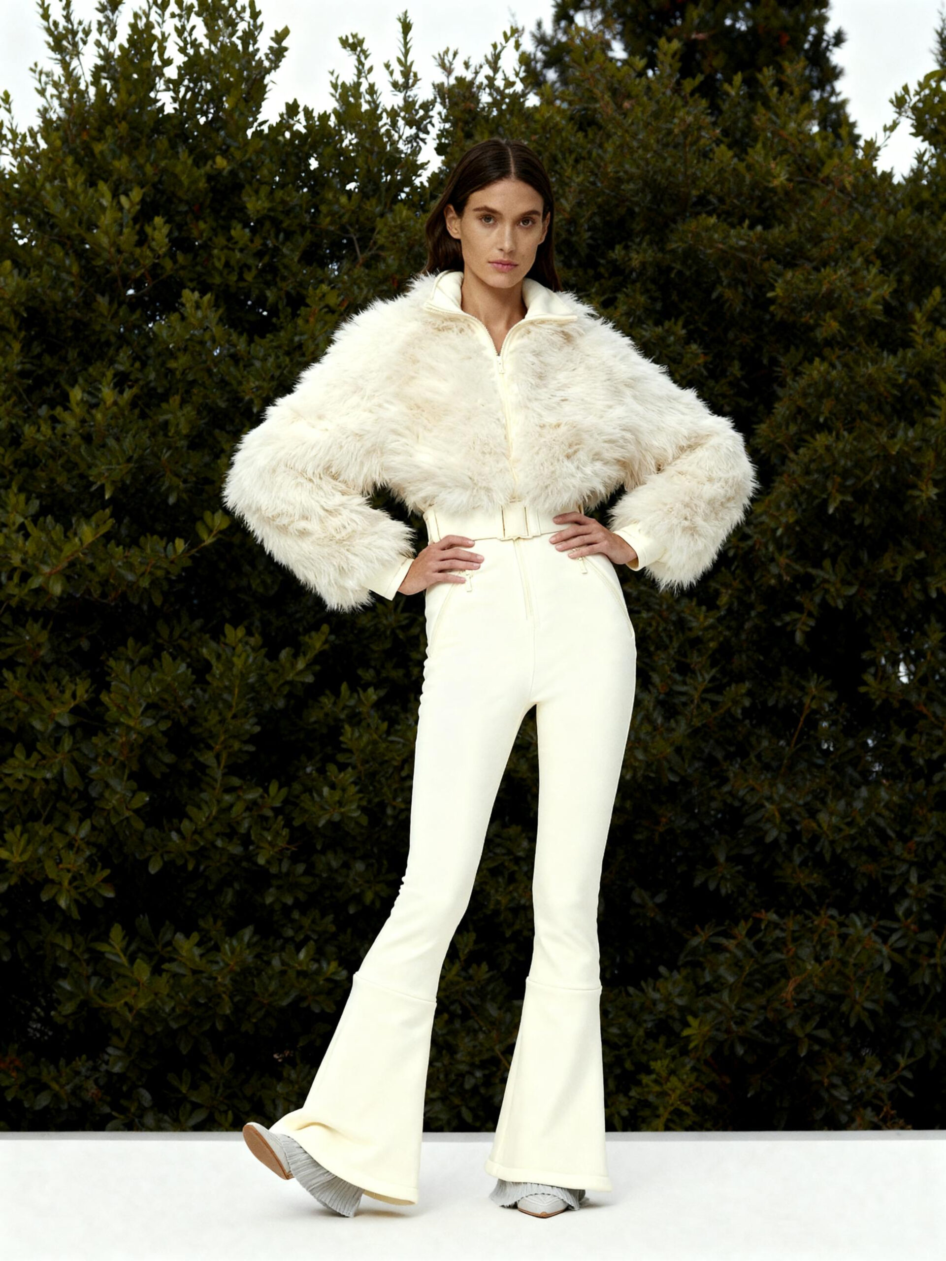 Luxe  Faux Fur Ski Suit – Glamour Meets Alpine Performance