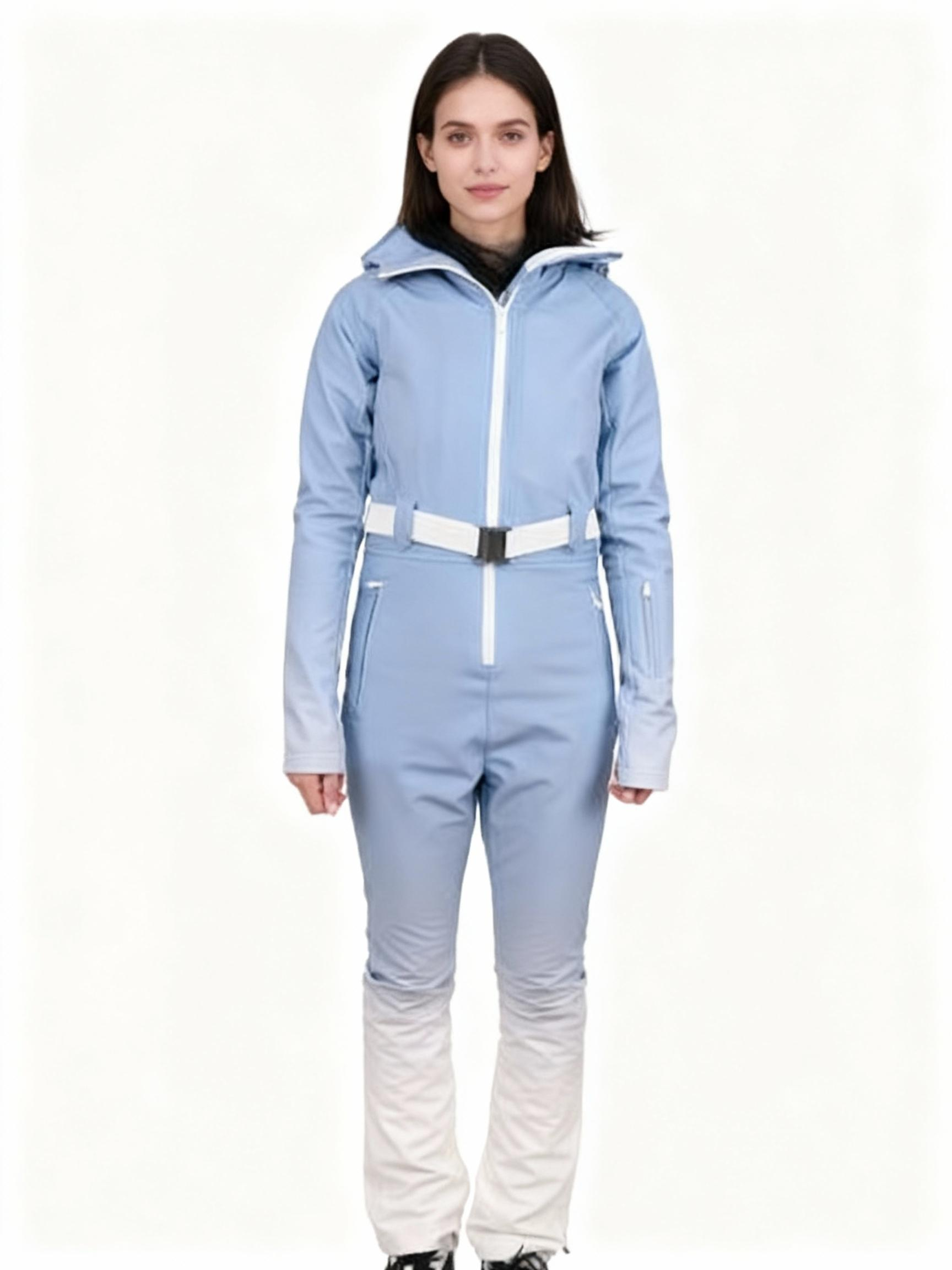Gradient Color One-Piece Ski Suit – OEM/ODM Ready