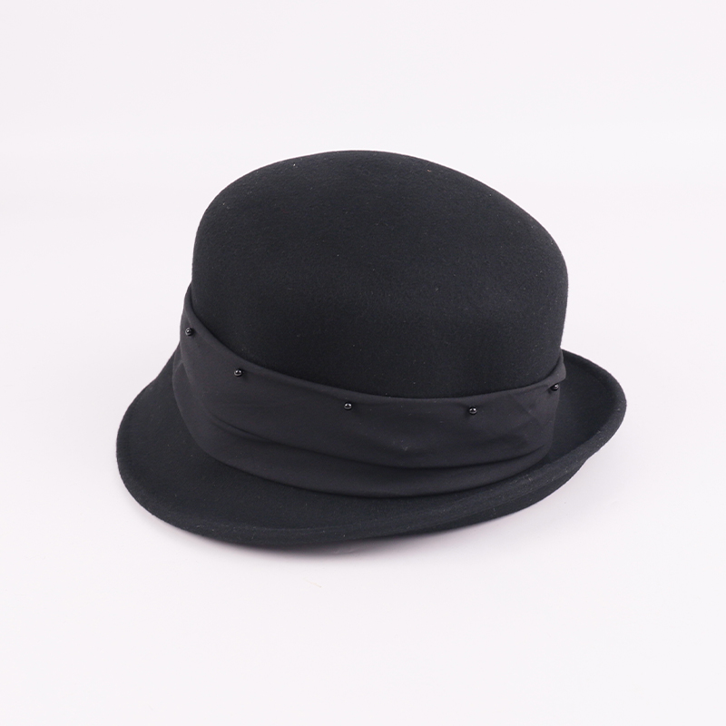 Minimalist Wool Felt Bucket Hat – 100% Wool — image 2