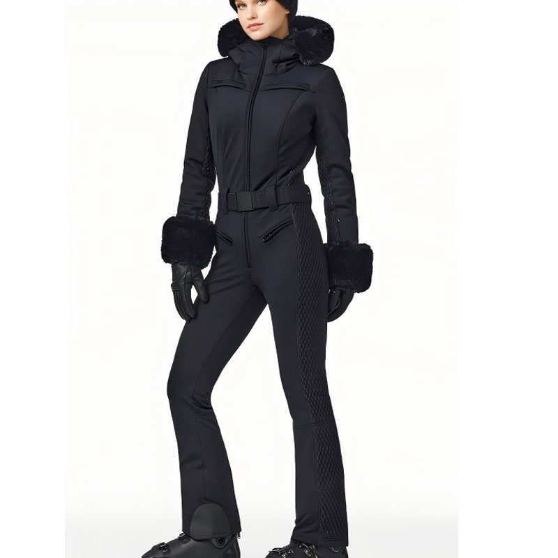 Luxe Quilted Ski Suit with Faux Fur Trim Performance Meets Prestige — image 4
