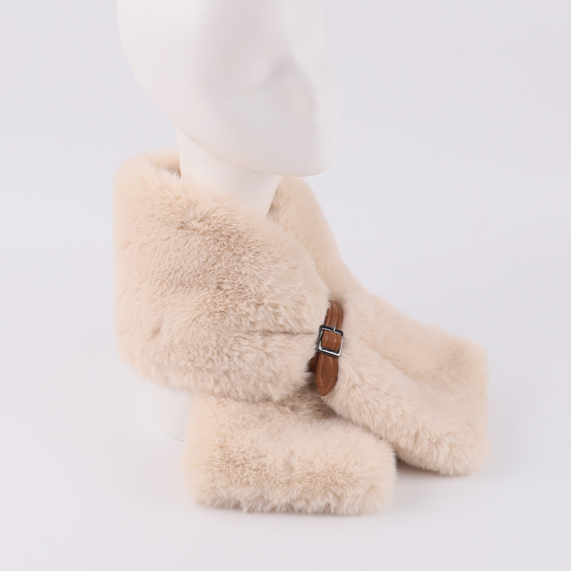 Faux Rex Buckle Scarf – Elegant Warmth with a Luxe Twist — image 5