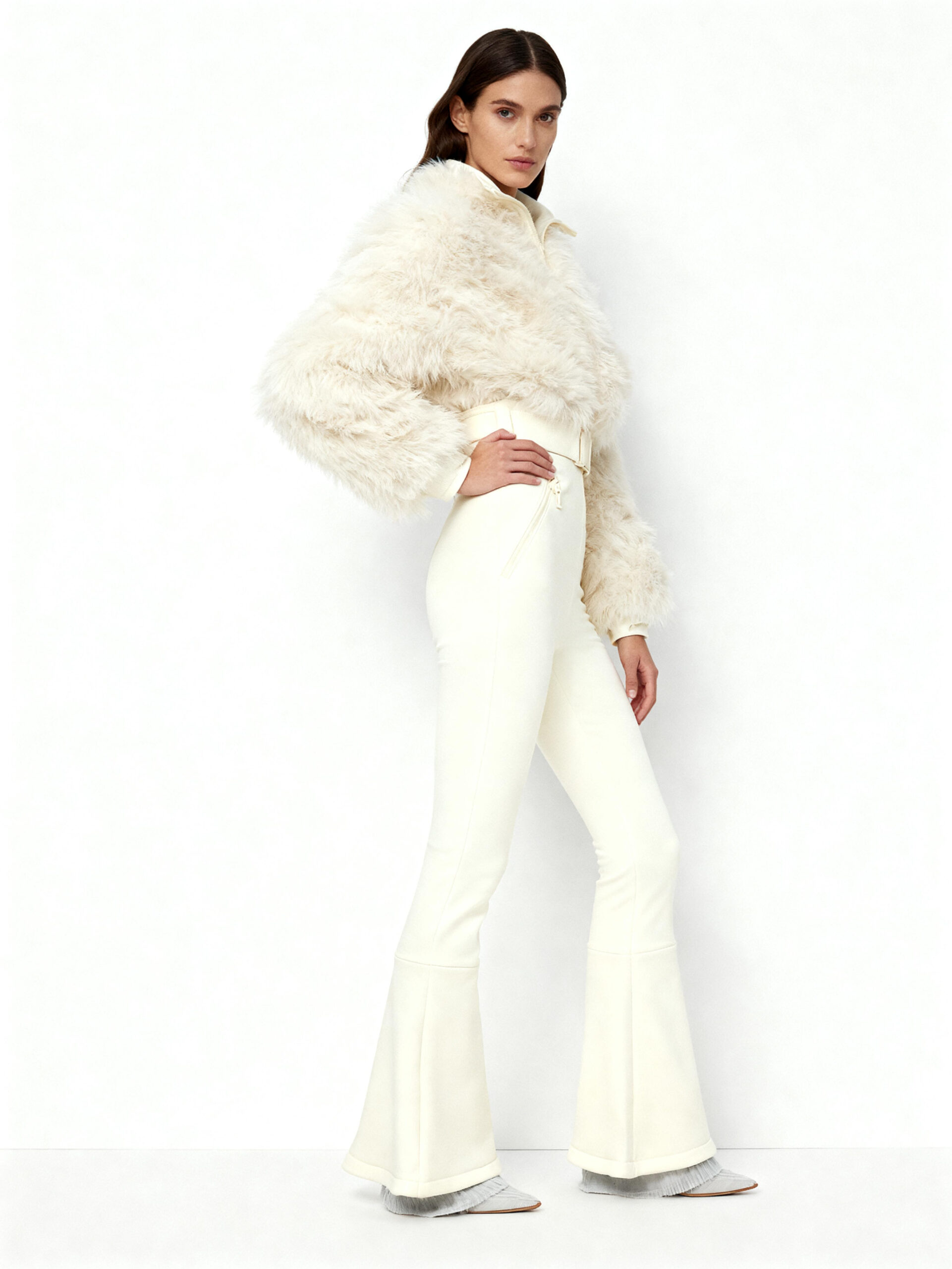 Luxe  Faux Fur Ski Suit – Glamour Meets Alpine Performance — image 2