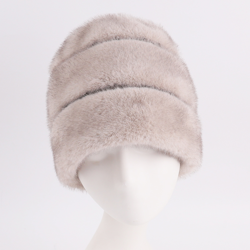 Faux Mink Fur Plush Beanie – Chic Warmth in Soft-Touch Finish — image 2