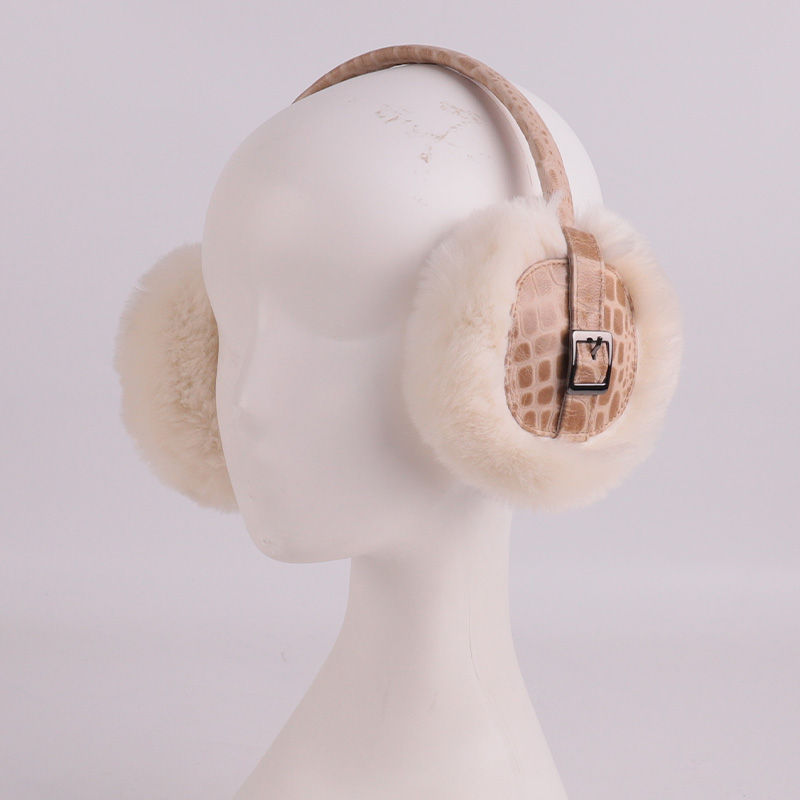 Faux Fur Earmuffs with Leather‑Effect Band — image 2