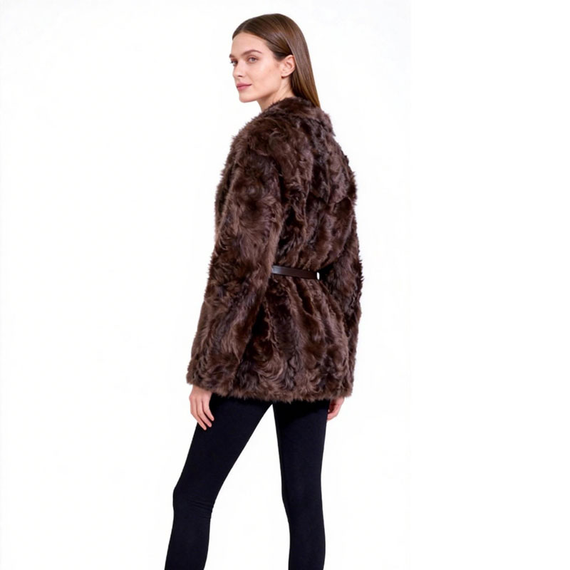 Full-Length Real Sheepskin Fur Coat for Women — image 3