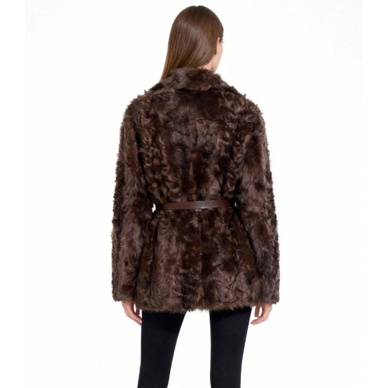 Full-Length Real Sheepskin Fur Coat for Women — image 2