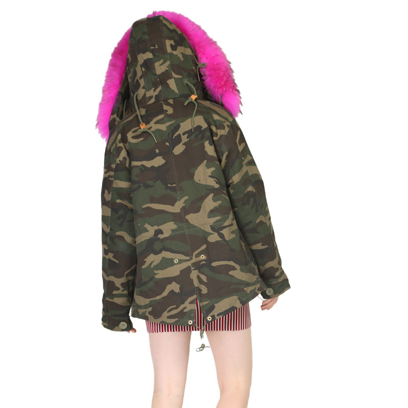 Camo Fox & Raccoon Fur-Lined Parka — Wholesale & OEM Edition — image 4