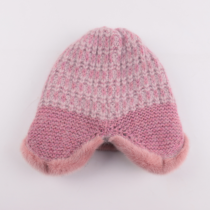 Genuine Mink Fur & Angora Trapper Hat – Luxe Protection for Harsh Winters — image 3