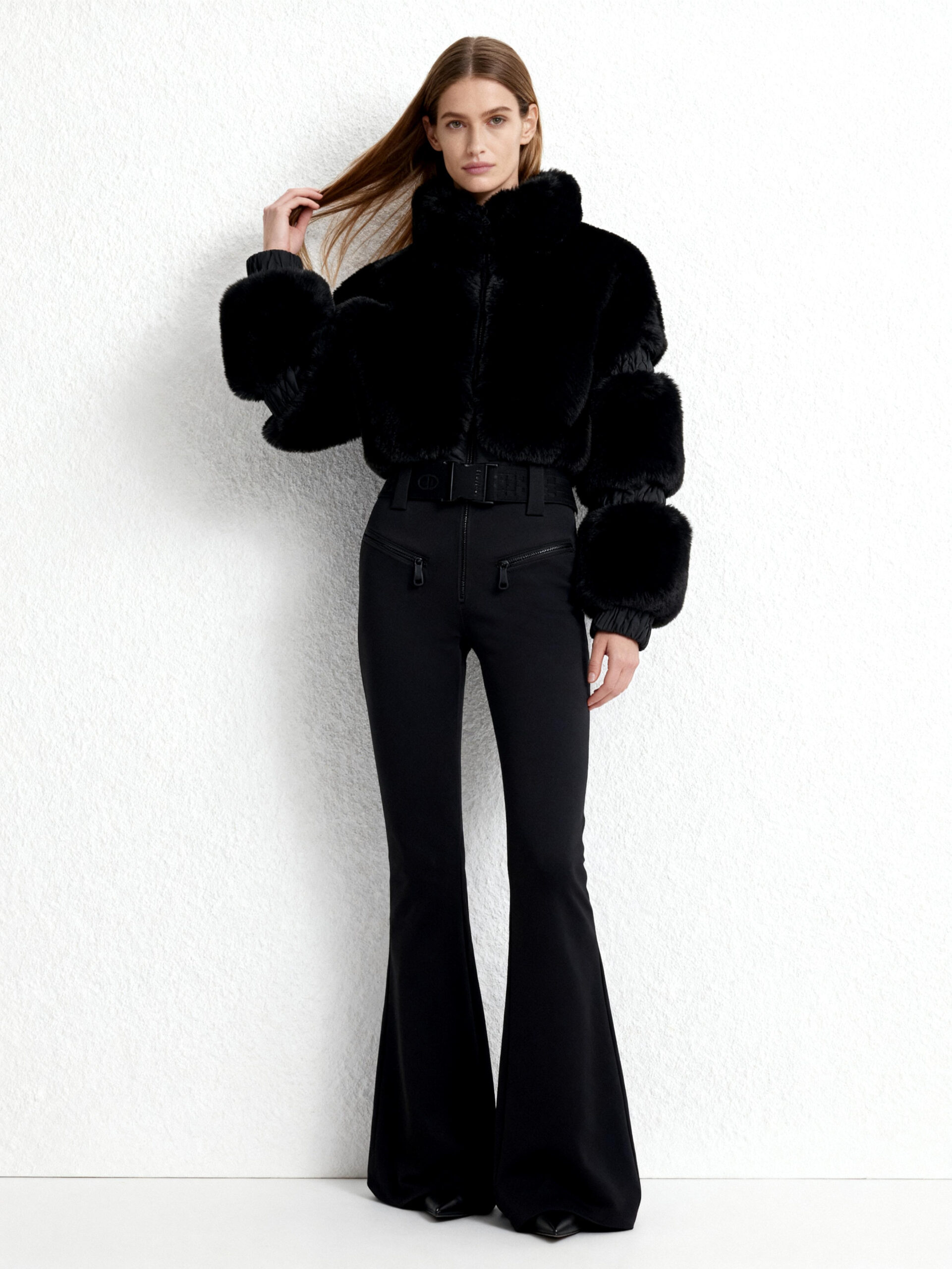 Luxe Faux Fur Ski Jacket – Après-Ski Elegance Meets Street Edge
